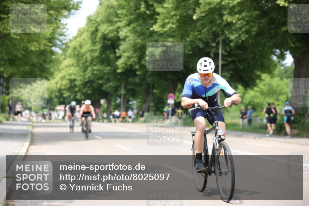 15.06.2025 - 7 Türme Triathlon Yannick Fuchs http://msf.ph/oto/8025097 15.06.2025 13:39:02 Radfahren  meine-sportfotos.de