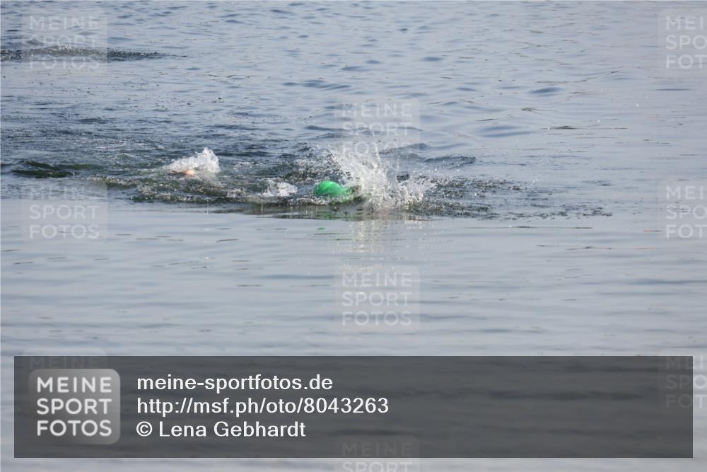 15.06.2025 - 27. Vierlanden-Triathlon Lena Gebhardt http://msf.ph/oto/8043263 15.06.2025 08:30:09 Schwimmen  meine-sportfotos.de