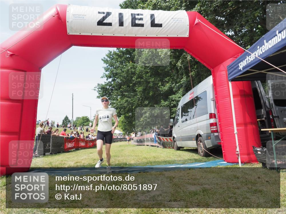 21.06.2025 - 27. Vierlanden-Triathlon KatJ http://msf.ph/oto/8051897 15.06.2025 11:44:00 Ziel 588 meine-sportfotos.de