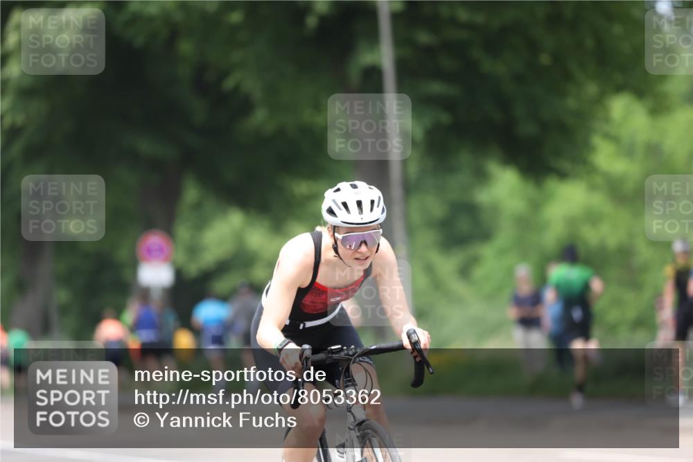 15.06.2025 - 7 Türme Triathlon Yannick Fuchs http://msf.ph/oto/8053362 15.06.2025 13:40:48 Radfahren  meine-sportfotos.de
