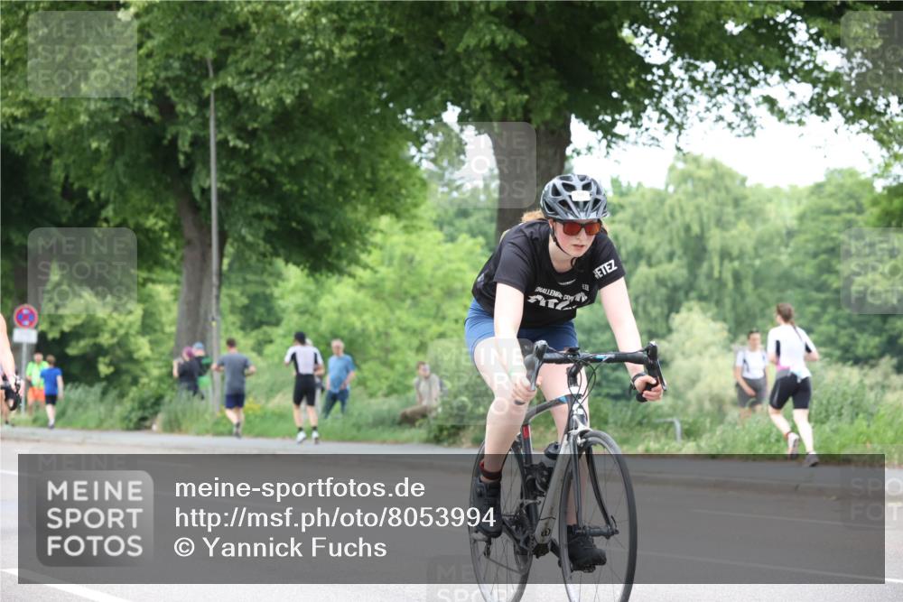 15.06.2025 - 7 Türme Triathlon Yannick Fuchs http://msf.ph/oto/8053994 15.06.2025 13:48:17 Radfahren  meine-sportfotos.de