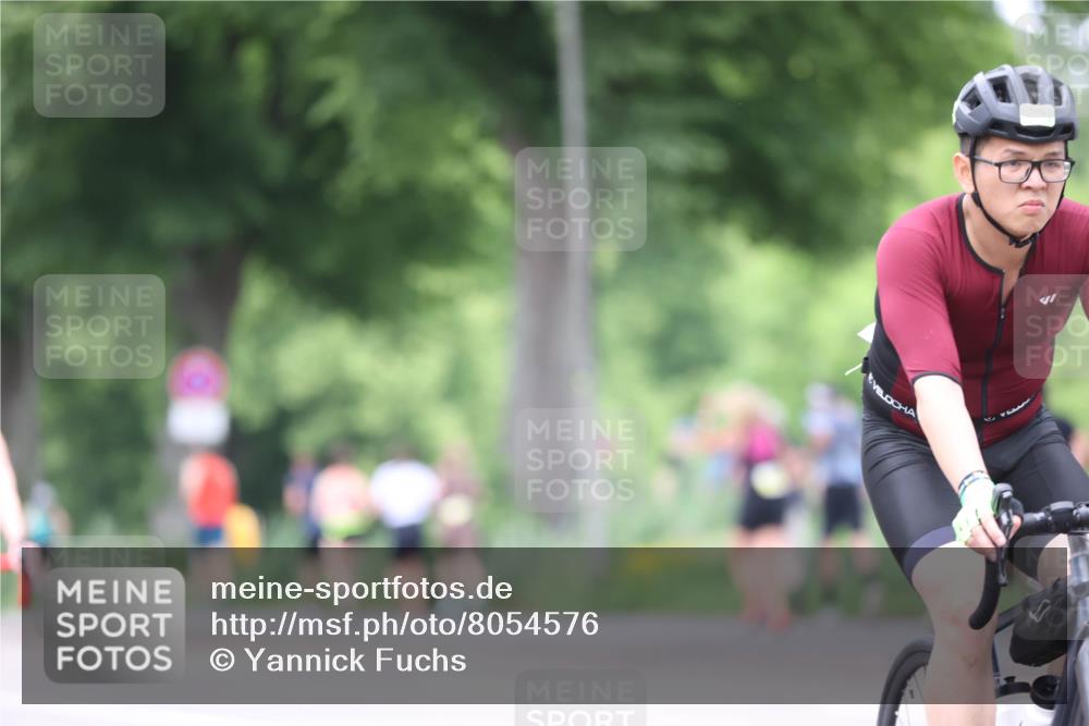 15.06.2025 - 7 Türme Triathlon Yannick Fuchs http://msf.ph/oto/8054576 15.06.2025 13:54:22 Radfahren  meine-sportfotos.de