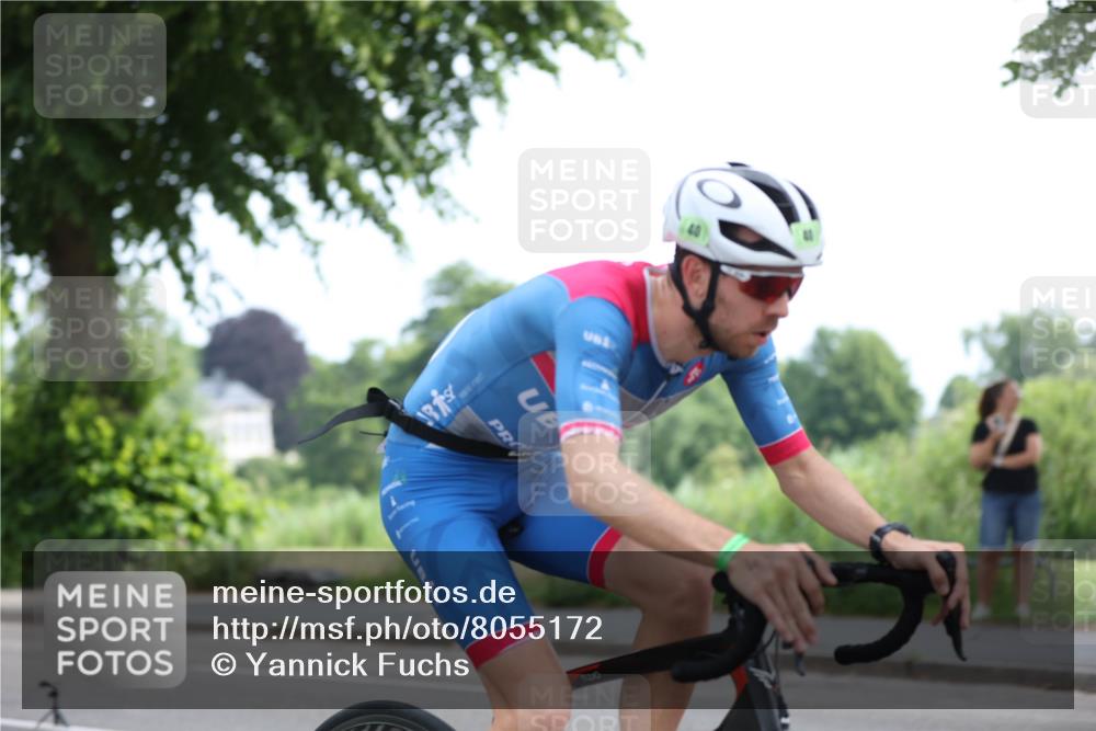 15.06.2025 - 7 Türme Triathlon Yannick Fuchs http://msf.ph/oto/8055172 15.06.2025 09:52:25 Radfahren  meine-sportfotos.de