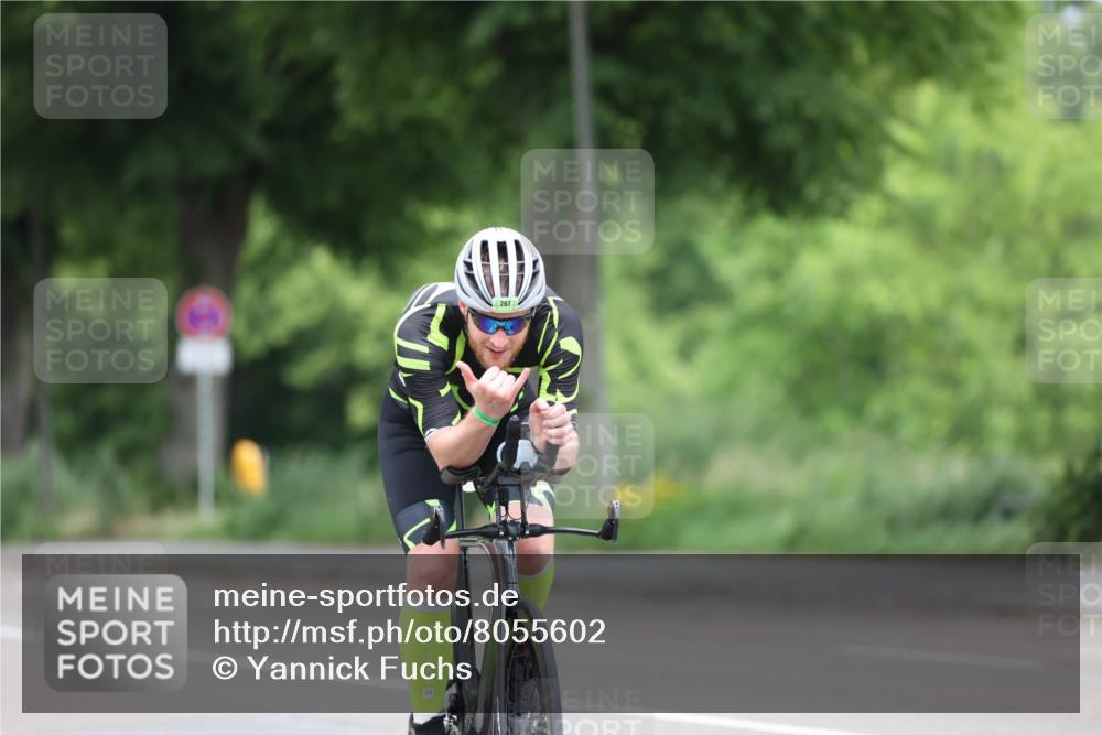 15.06.2025 - 7 Türme Triathlon Yannick Fuchs http://msf.ph/oto/8055602 15.06.2025 11:08:51 Radfahren  meine-sportfotos.de
