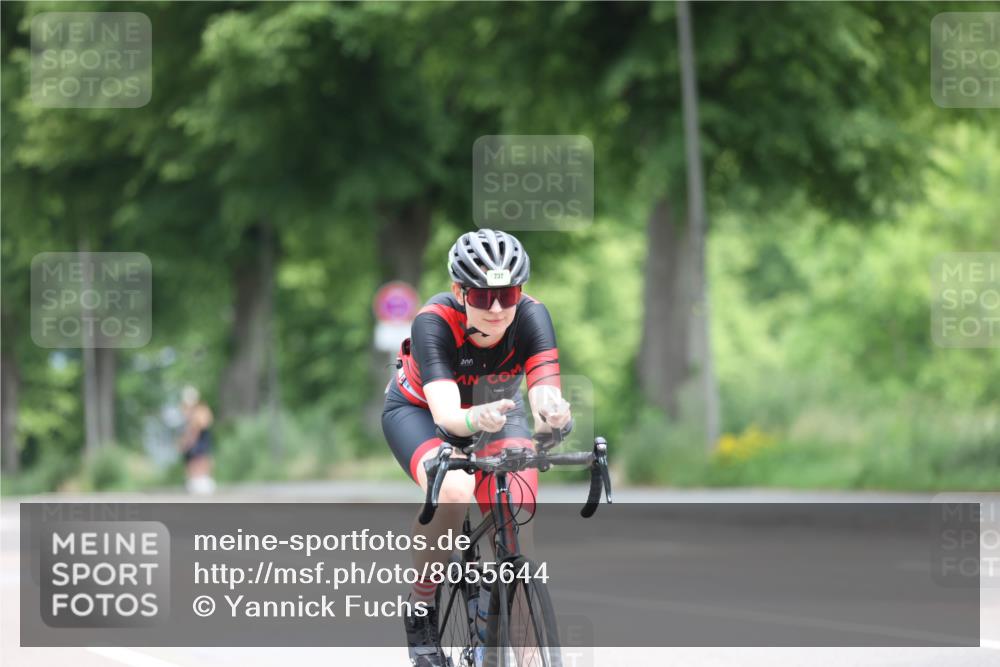 15.06.2025 - 7 Türme Triathlon Yannick Fuchs http://msf.ph/oto/8055644 15.06.2025 11:09:29 Radfahren  meine-sportfotos.de