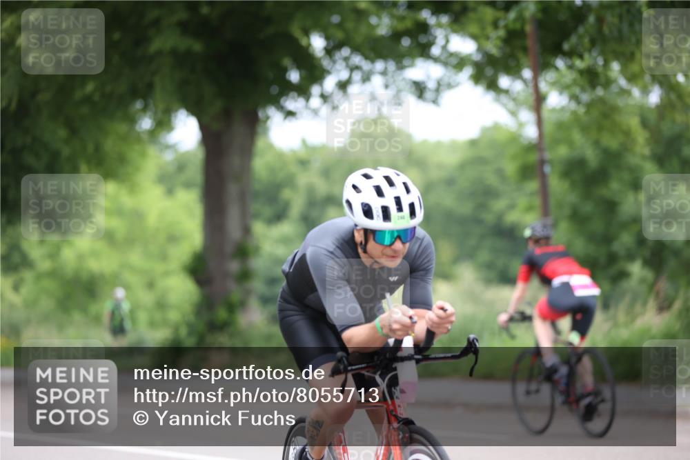 15.06.2025 - 7 Türme Triathlon Yannick Fuchs http://msf.ph/oto/8055713 15.06.2025 11:11:15 Radfahren  meine-sportfotos.de