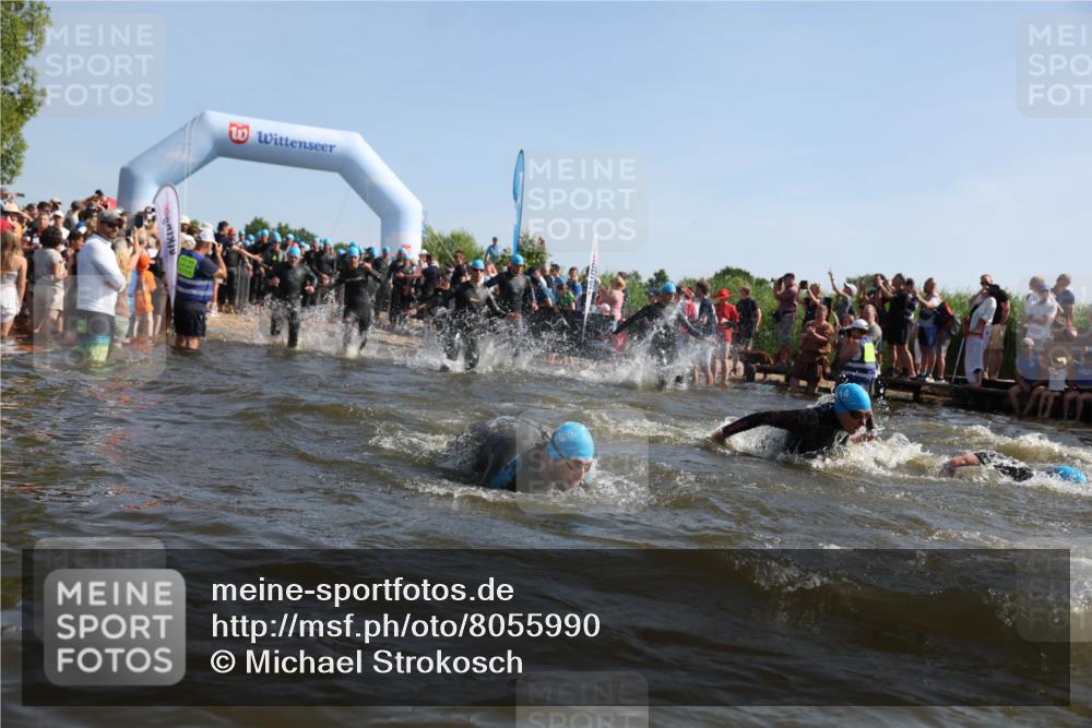 22.06.2025 - Viking Triathlon Michael Strokosch http://msf.ph/oto/8055990 22.06.2025 10:01:13 Schwimmen 53, 131, 147, 173, 214, 294, 330, 341, 443, 444, 488 meine-sportfotos.de