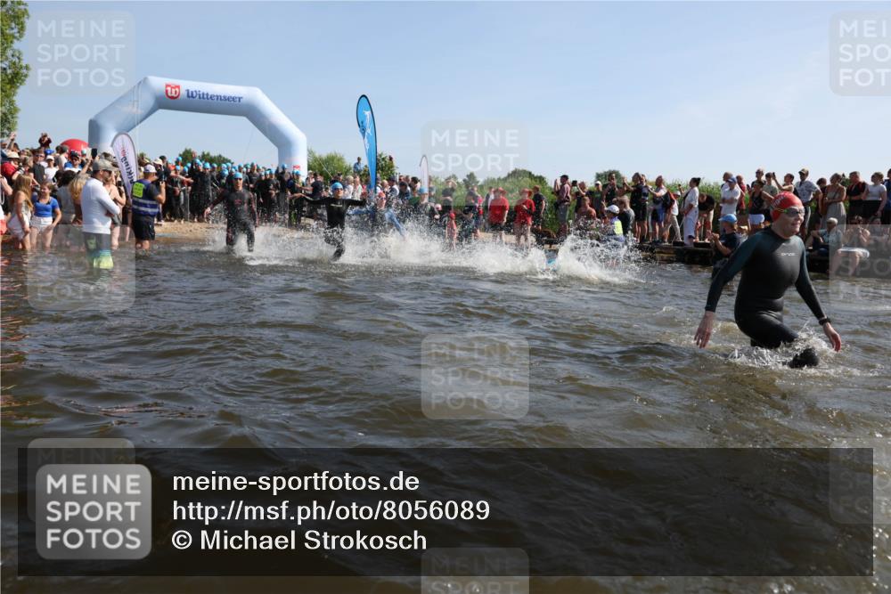 22.06.2025 - Viking Triathlon Michael Strokosch http://msf.ph/oto/8056089 22.06.2025 10:01:40 Schwimmen 19, 33, 170, 272, 310, 320, 344, 399, 438, 461, 496, 507, 555, 604, 626 meine-sportfotos.de