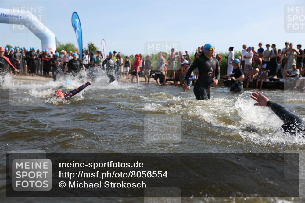 22.06.2025 - Viking Triathlon Michael Strokosch http://msf.ph/oto/8056554 22.06.2025 10:04:04 Schwimmen 54, 215, 220, 240, 242, 313, 315, 336, 370, 433, 448, 614, 639, 657 meine-sportfotos.de