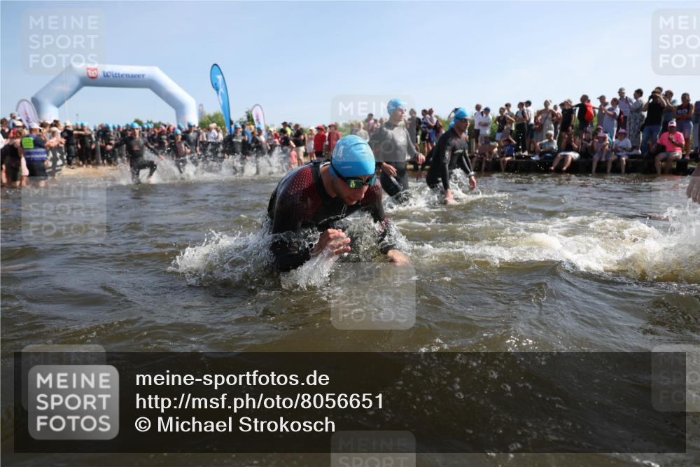 22.06.2025 - Viking Triathlon Michael Strokosch http://msf.ph/oto/8056651 22.06.2025 10:04:54 Schwimmen 29, 70, 72, 197, 248, 254, 295, 362, 394, 411, 416, 423, 509, 527, 620 meine-sportfotos.de