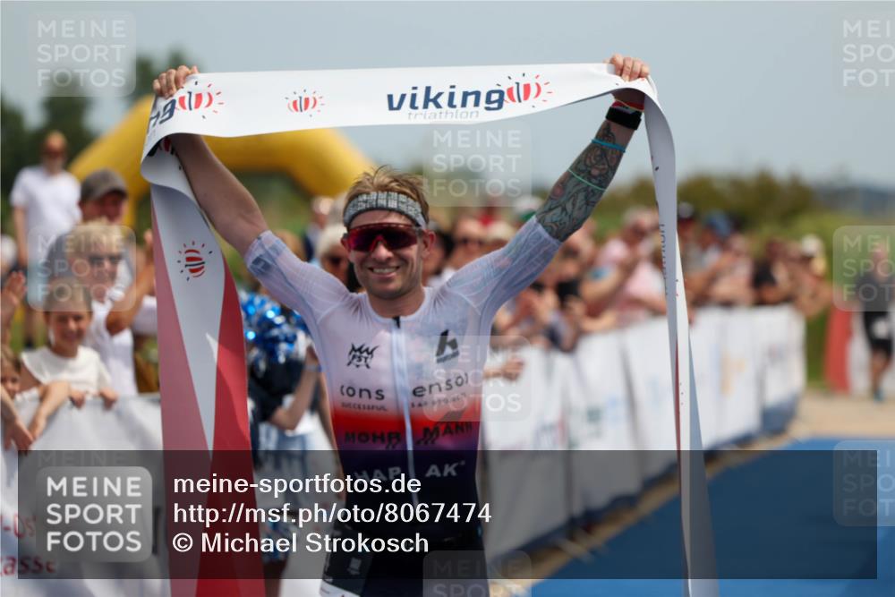 22.06.2025 - Viking Triathlon Michael Strokosch http://msf.ph/oto/8067474 22.06.2025 13:47:07 Ziel 4 meine-sportfotos.de