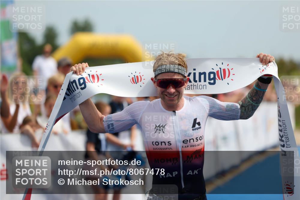 22.06.2025 - Viking Triathlon Michael Strokosch http://msf.ph/oto/8067478 22.06.2025 13:47:08 Ziel 4 meine-sportfotos.de