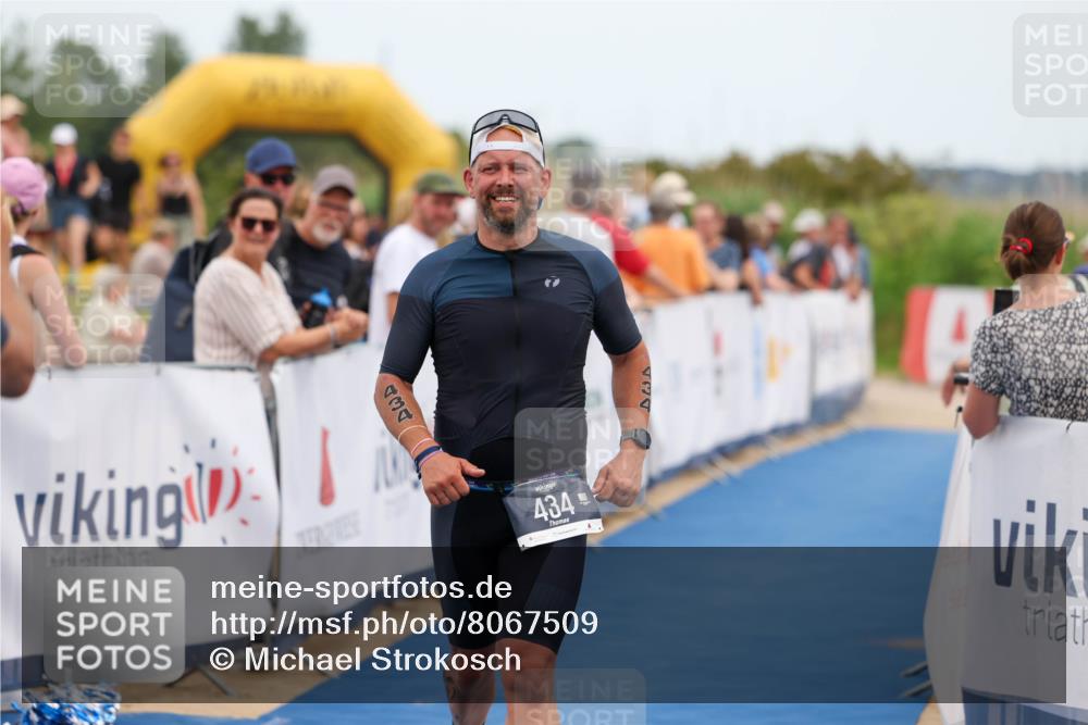 22.06.2025 - Viking Triathlon Michael Strokosch http://msf.ph/oto/8067509 22.06.2025 15:02:26 Ziel 434 meine-sportfotos.de