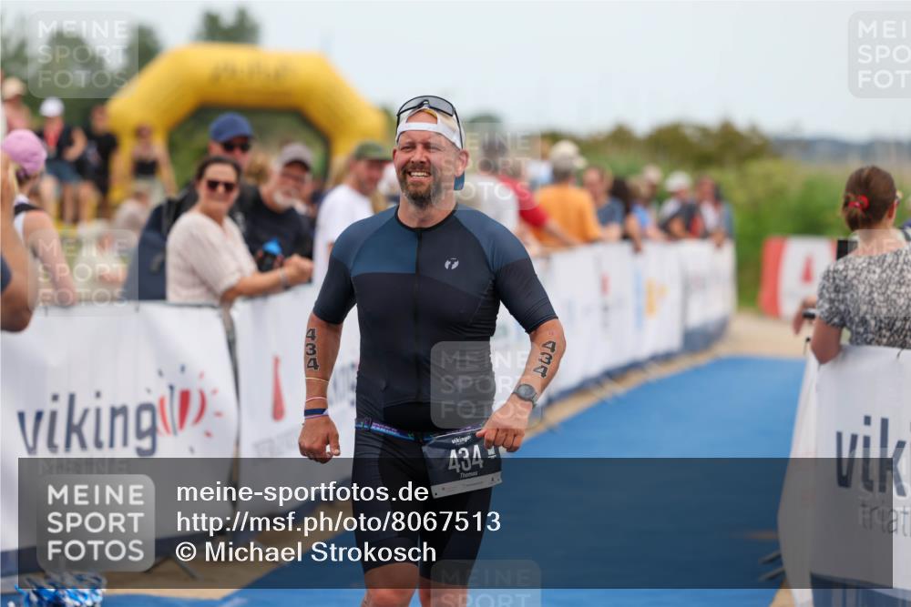 22.06.2025 - Viking Triathlon Michael Strokosch http://msf.ph/oto/8067513 22.06.2025 15:02:26 Ziel 434 meine-sportfotos.de