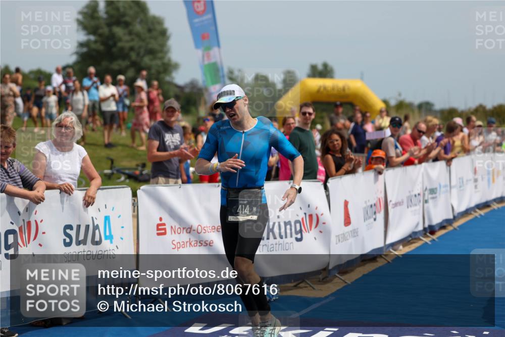 22.06.2025 - Viking Triathlon Michael Strokosch http://msf.ph/oto/8067616 22.06.2025 14:04:22 Ziel 1, 414 meine-sportfotos.de