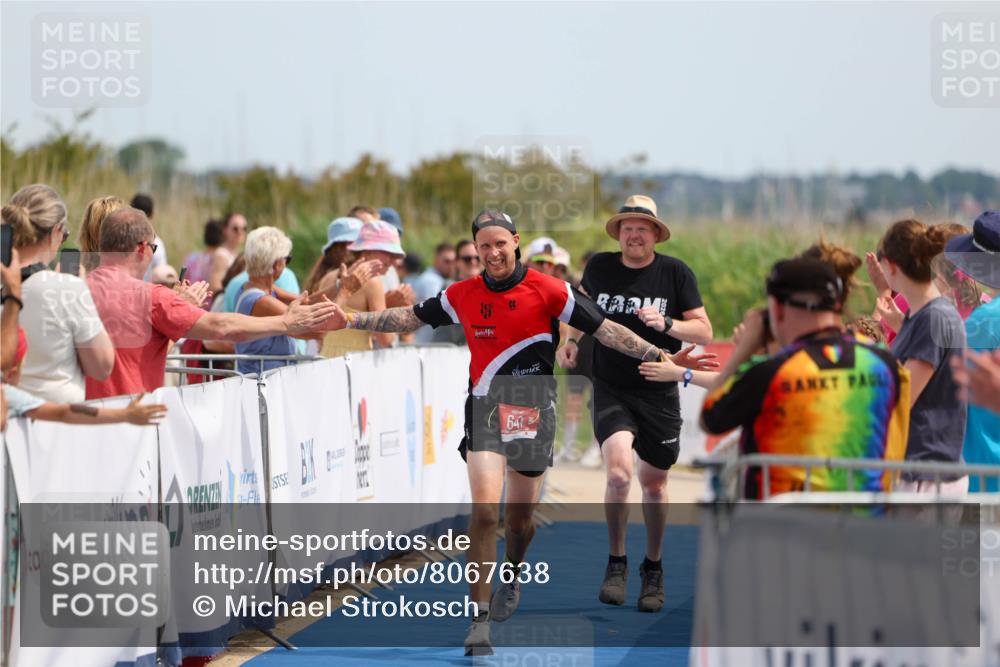 22.06.2025 - Viking Triathlon Michael Strokosch http://msf.ph/oto/8067638 22.06.2025 14:09:43 Ziel 641 meine-sportfotos.de