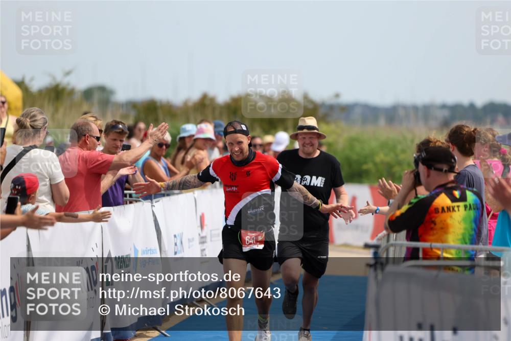 22.06.2025 - Viking Triathlon Michael Strokosch http://msf.ph/oto/8067643 22.06.2025 14:09:44 Ziel 641 meine-sportfotos.de