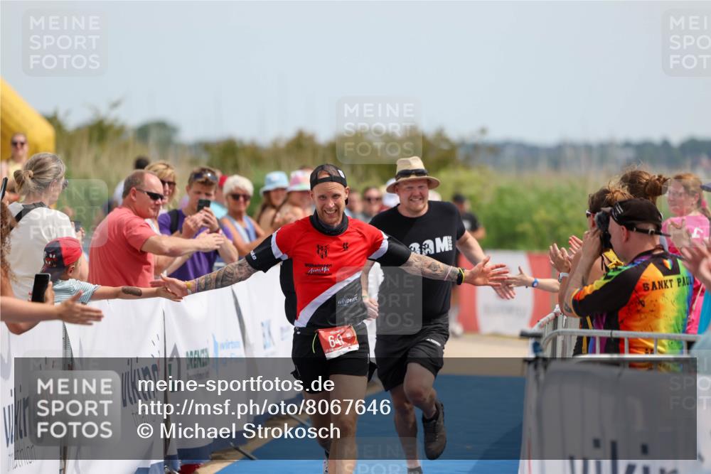 22.06.2025 - Viking Triathlon Michael Strokosch http://msf.ph/oto/8067646 22.06.2025 14:09:44 Ziel 641 meine-sportfotos.de