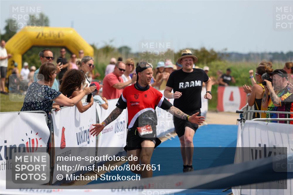 22.06.2025 - Viking Triathlon Michael Strokosch http://msf.ph/oto/8067651 22.06.2025 14:09:45 Ziel 641 meine-sportfotos.de
