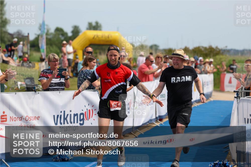 22.06.2025 - Viking Triathlon Michael Strokosch http://msf.ph/oto/8067656 22.06.2025 14:09:46 Ziel 641 meine-sportfotos.de