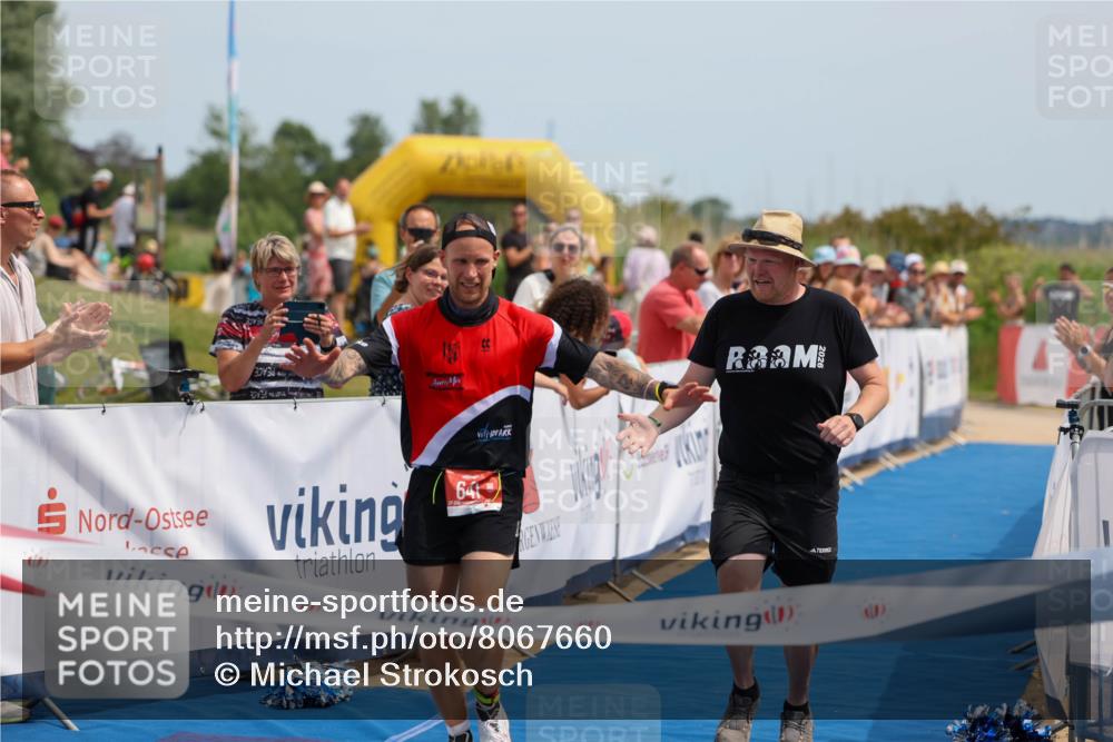 22.06.2025 - Viking Triathlon Michael Strokosch http://msf.ph/oto/8067660 22.06.2025 14:09:46 Ziel 641 meine-sportfotos.de