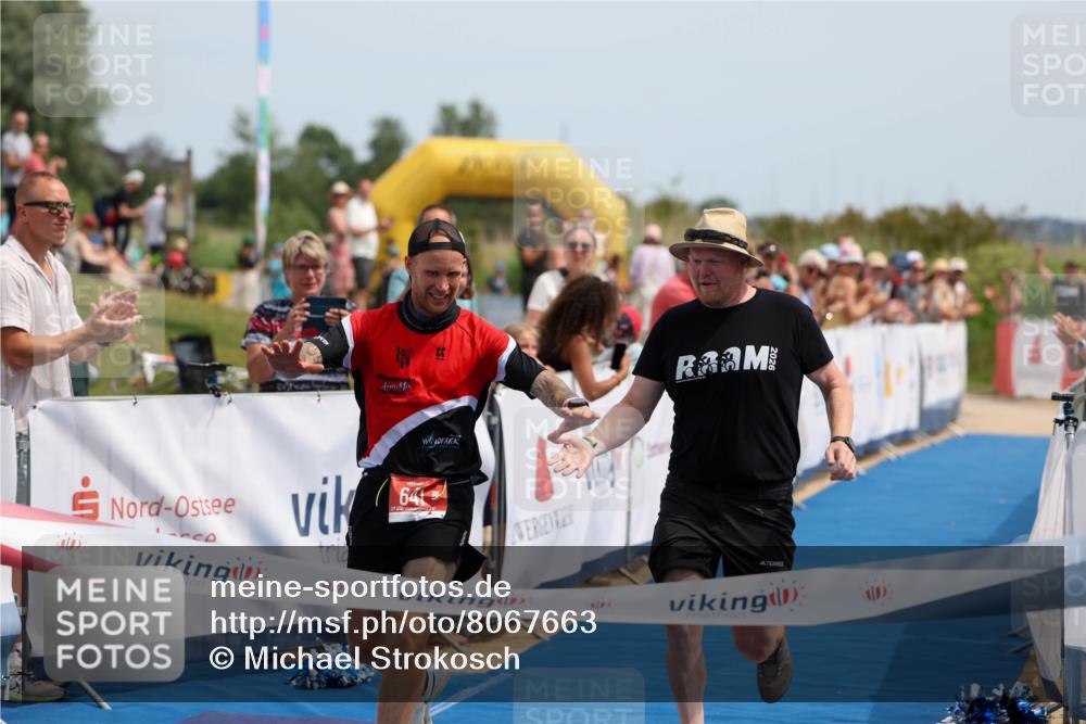 22.06.2025 - Viking Triathlon Michael Strokosch http://msf.ph/oto/8067663 22.06.2025 14:09:46 Ziel 641 meine-sportfotos.de