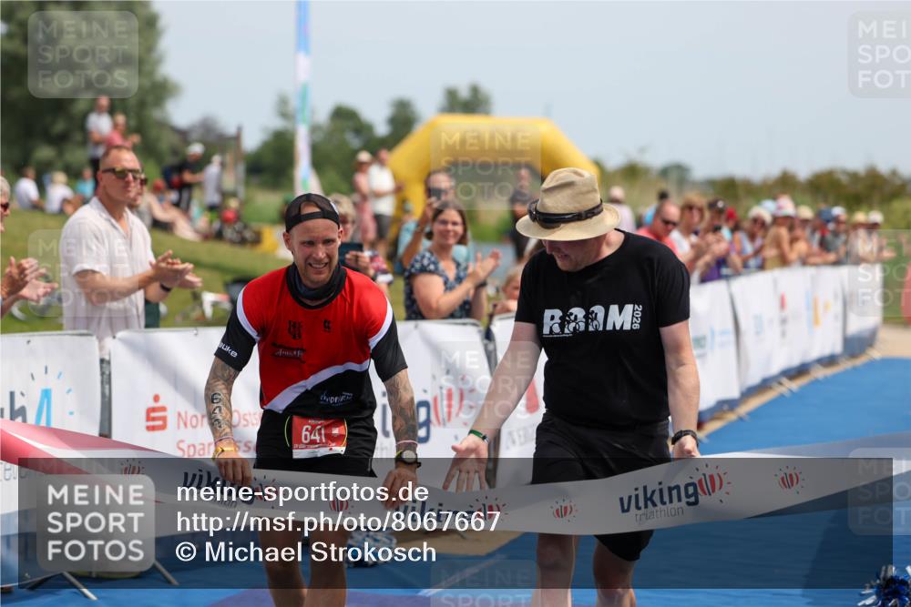 22.06.2025 - Viking Triathlon Michael Strokosch http://msf.ph/oto/8067667 22.06.2025 14:09:47 Ziel 641 meine-sportfotos.de