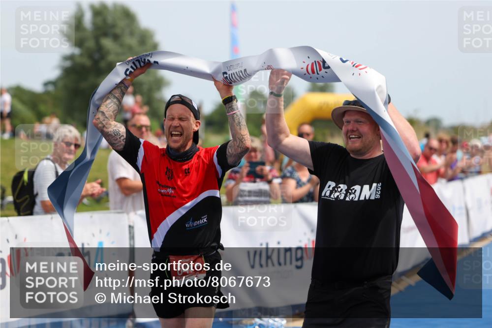 22.06.2025 - Viking Triathlon Michael Strokosch http://msf.ph/oto/8067673 22.06.2025 14:09:47 Ziel 641 meine-sportfotos.de