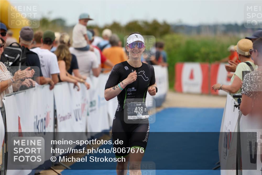 22.06.2025 - Viking Triathlon Michael Strokosch http://msf.ph/oto/8067676 22.06.2025 15:03:55 Ziel 438 meine-sportfotos.de