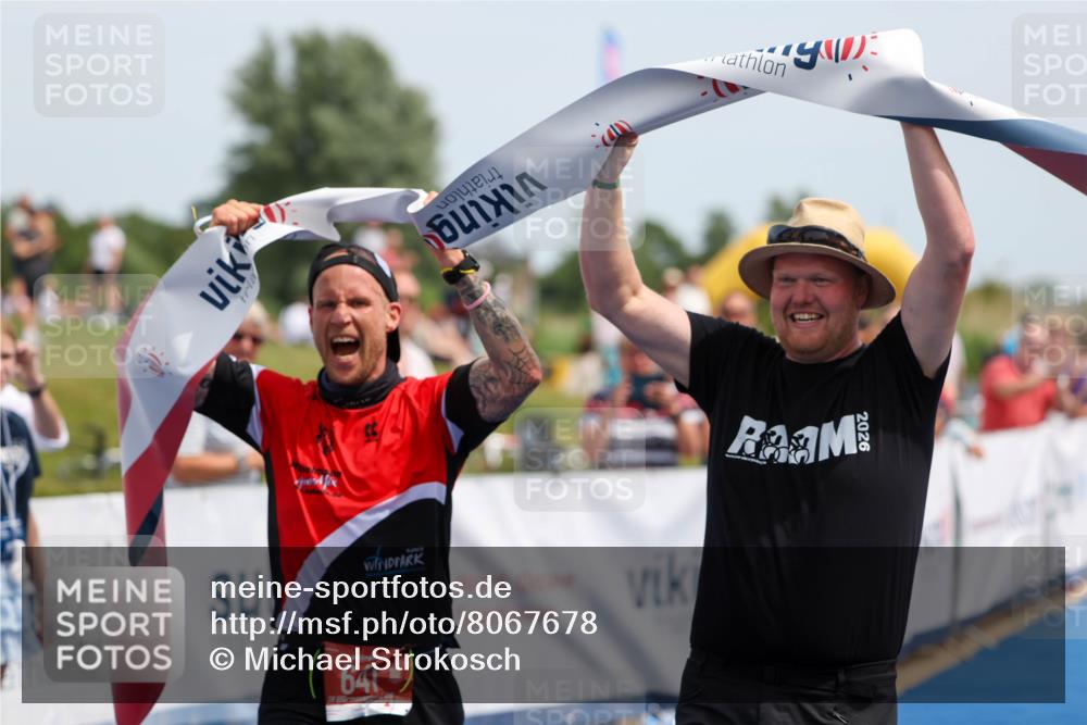 22.06.2025 - Viking Triathlon Michael Strokosch http://msf.ph/oto/8067678 22.06.2025 14:09:48 Ziel 641 meine-sportfotos.de