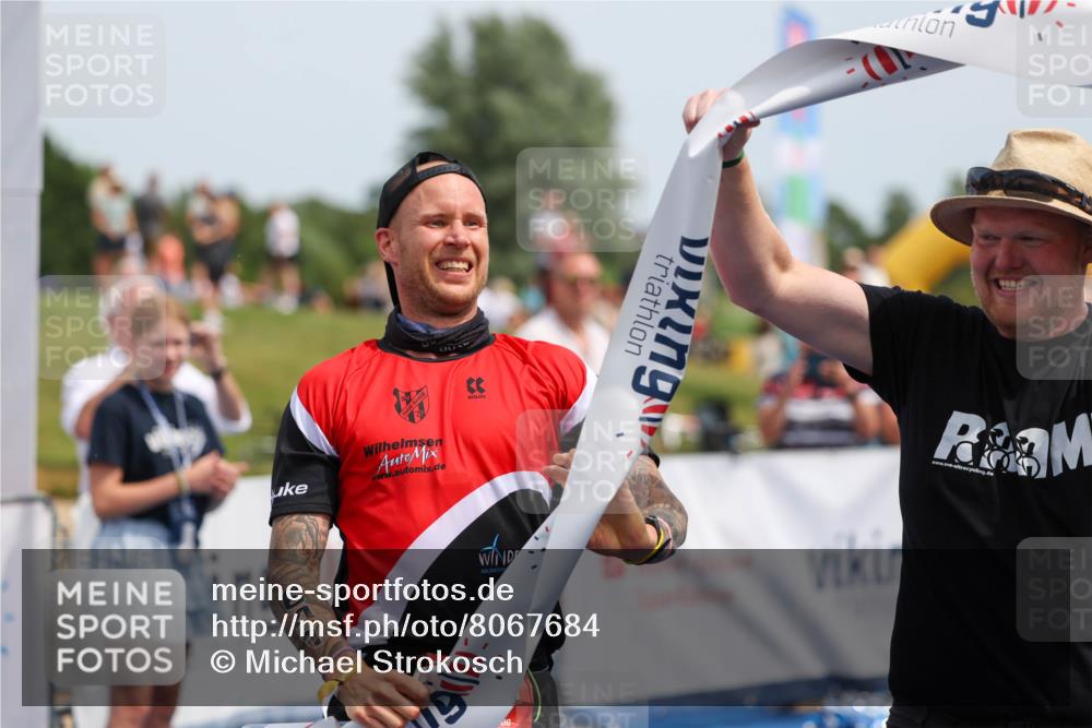 22.06.2025 - Viking Triathlon Michael Strokosch http://msf.ph/oto/8067684 22.06.2025 14:09:49 Ziel 641 meine-sportfotos.de