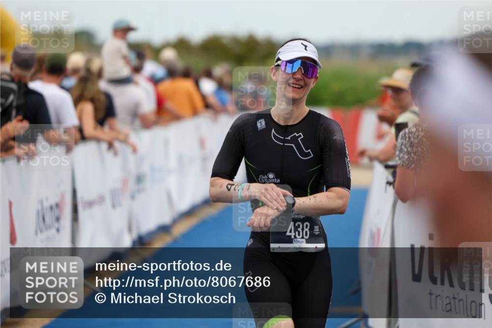 22.06.2025 - Viking Triathlon Michael Strokosch http://msf.ph/oto/8067686 22.06.2025 15:03:56 Ziel 438 meine-sportfotos.de