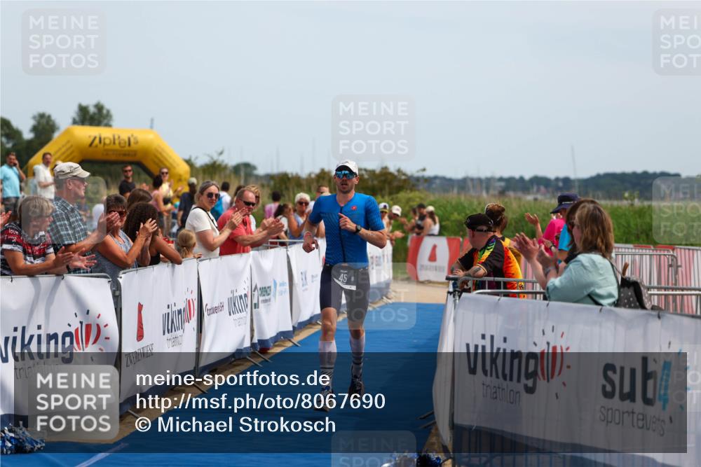 22.06.2025 - Viking Triathlon Michael Strokosch http://msf.ph/oto/8067690 22.06.2025 14:12:28 Ziel 45 meine-sportfotos.de