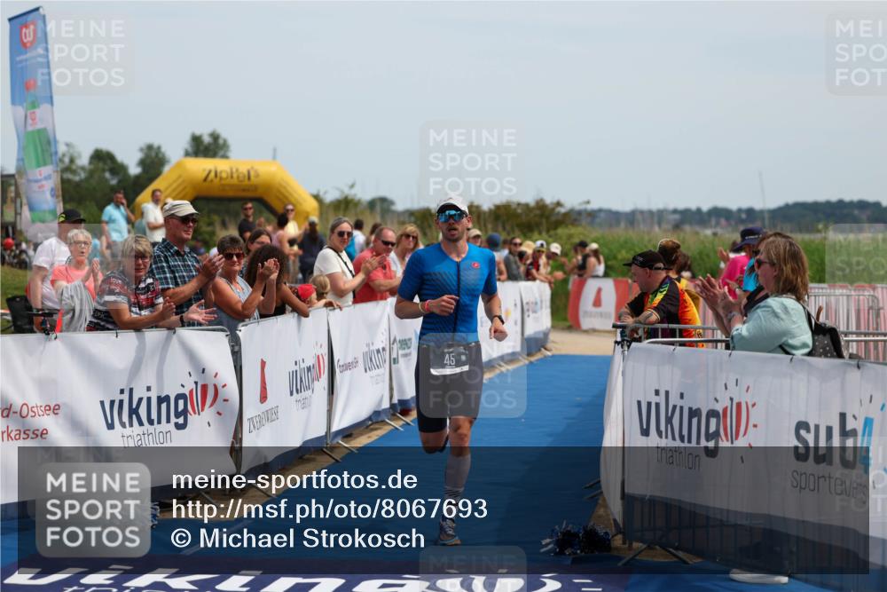 22.06.2025 - Viking Triathlon Michael Strokosch http://msf.ph/oto/8067693 22.06.2025 14:12:29 Ziel 45 meine-sportfotos.de