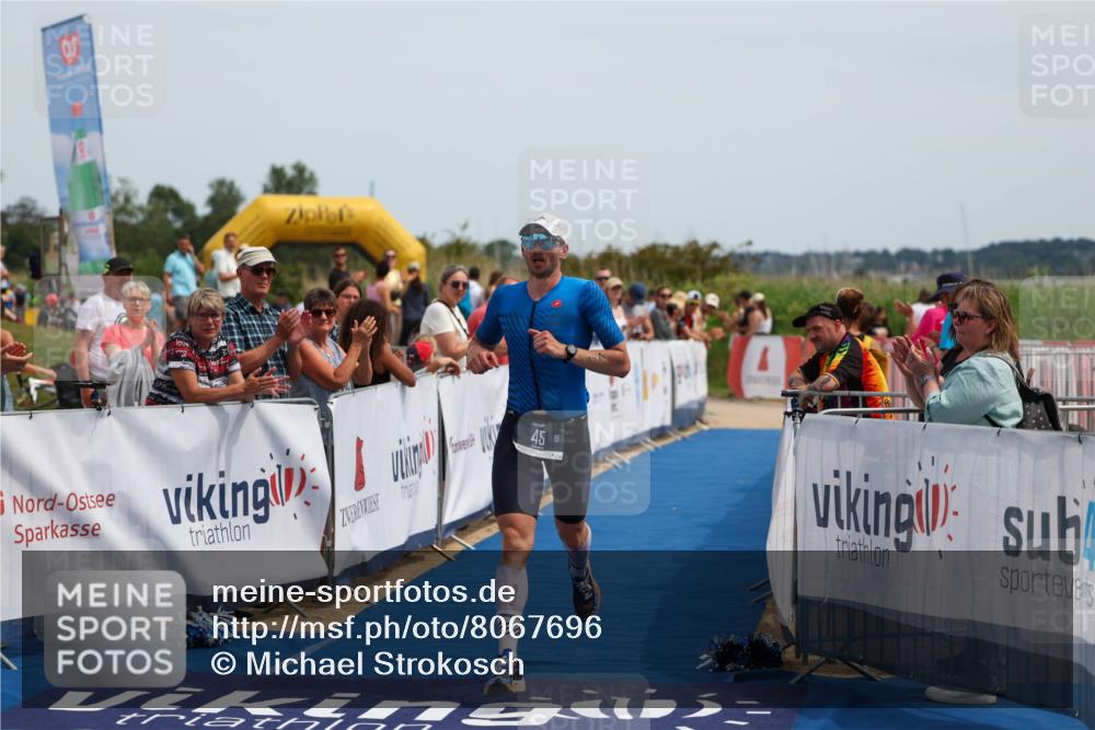 22.06.2025 - Viking Triathlon Michael Strokosch http://msf.ph/oto/8067696 22.06.2025 14:12:29 Ziel 45 meine-sportfotos.de