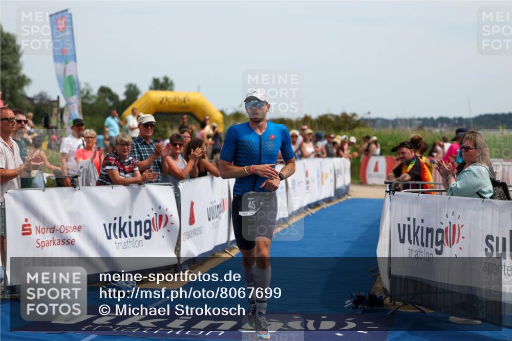 22.06.2025 - Viking Triathlon Michael Strokosch http://msf.ph/oto/8067699 22.06.2025 14:12:29 Ziel 45 meine-sportfotos.de