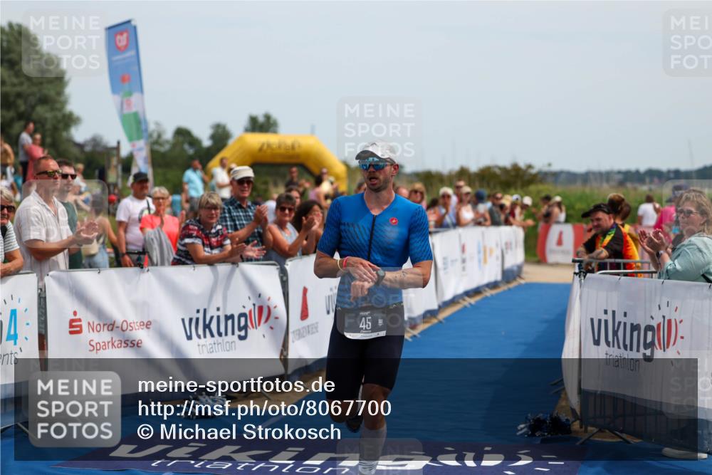 22.06.2025 - Viking Triathlon Michael Strokosch http://msf.ph/oto/8067700 22.06.2025 14:12:29 Ziel 45 meine-sportfotos.de