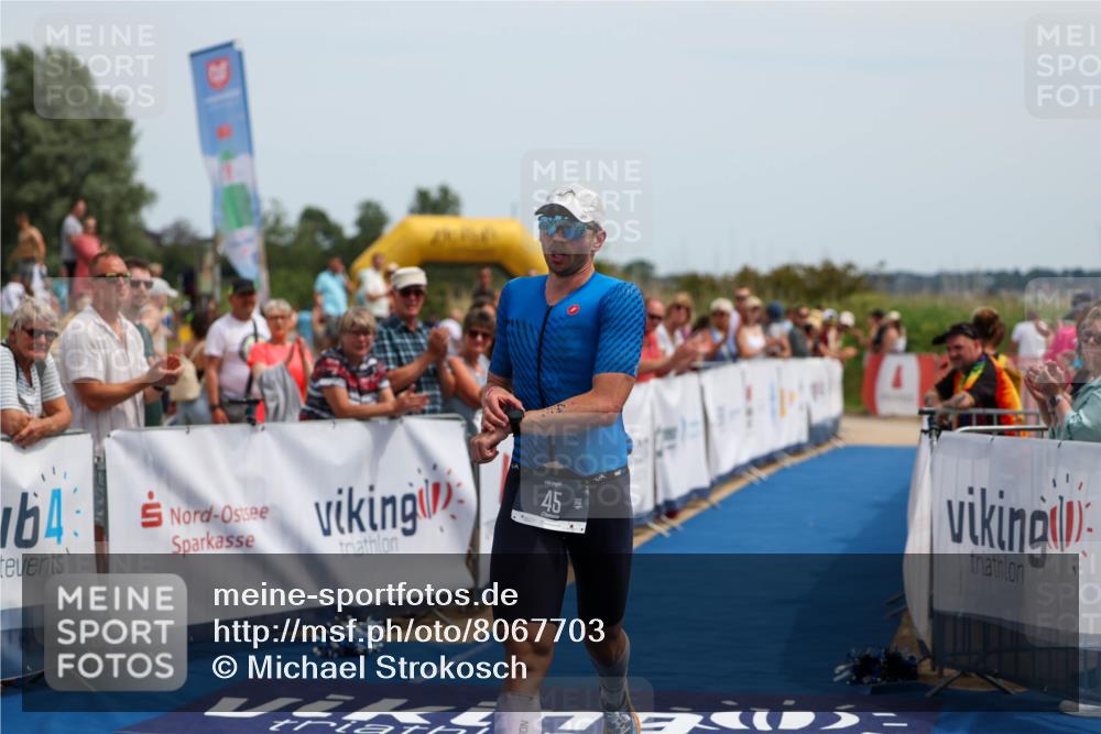 22.06.2025 - Viking Triathlon Michael Strokosch http://msf.ph/oto/8067703 22.06.2025 14:12:30 Ziel 45 meine-sportfotos.de