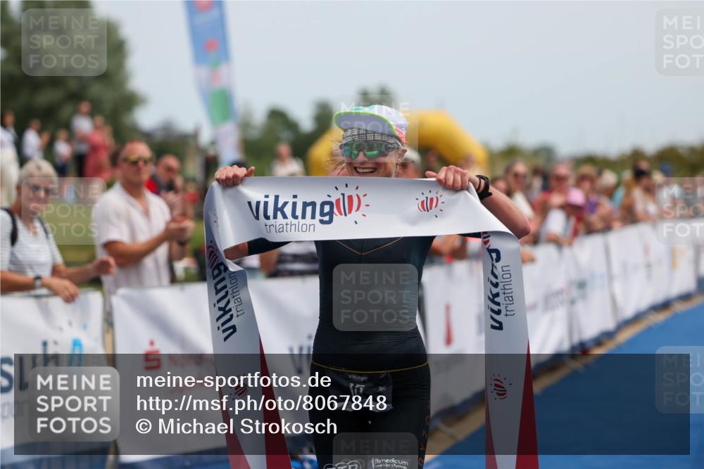 22.06.2025 - Viking Triathlon Michael Strokosch http://msf.ph/oto/8067848 22.06.2025 14:13:47 Ziel 15 meine-sportfotos.de