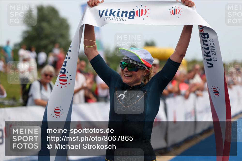 22.06.2025 - Viking Triathlon Michael Strokosch http://msf.ph/oto/8067865 22.06.2025 14:13:49 Ziel 15 meine-sportfotos.de