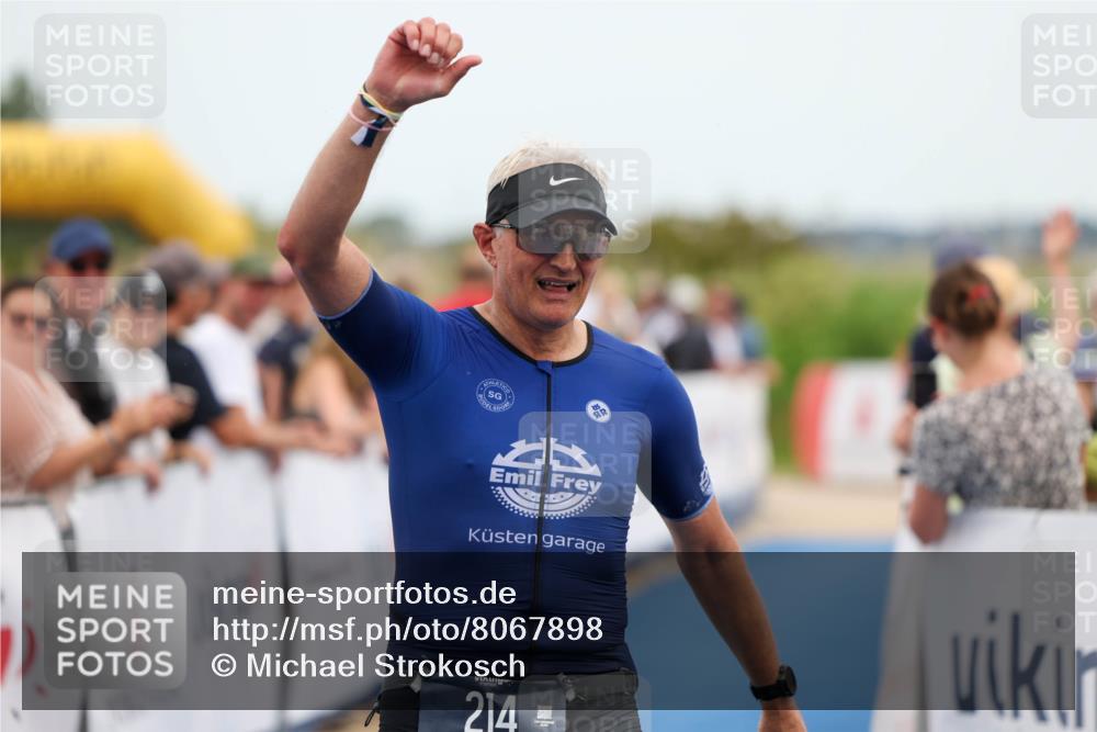 22.06.2025 - Viking Triathlon Michael Strokosch http://msf.ph/oto/8067898 22.06.2025 15:05:17 Ziel 214 meine-sportfotos.de