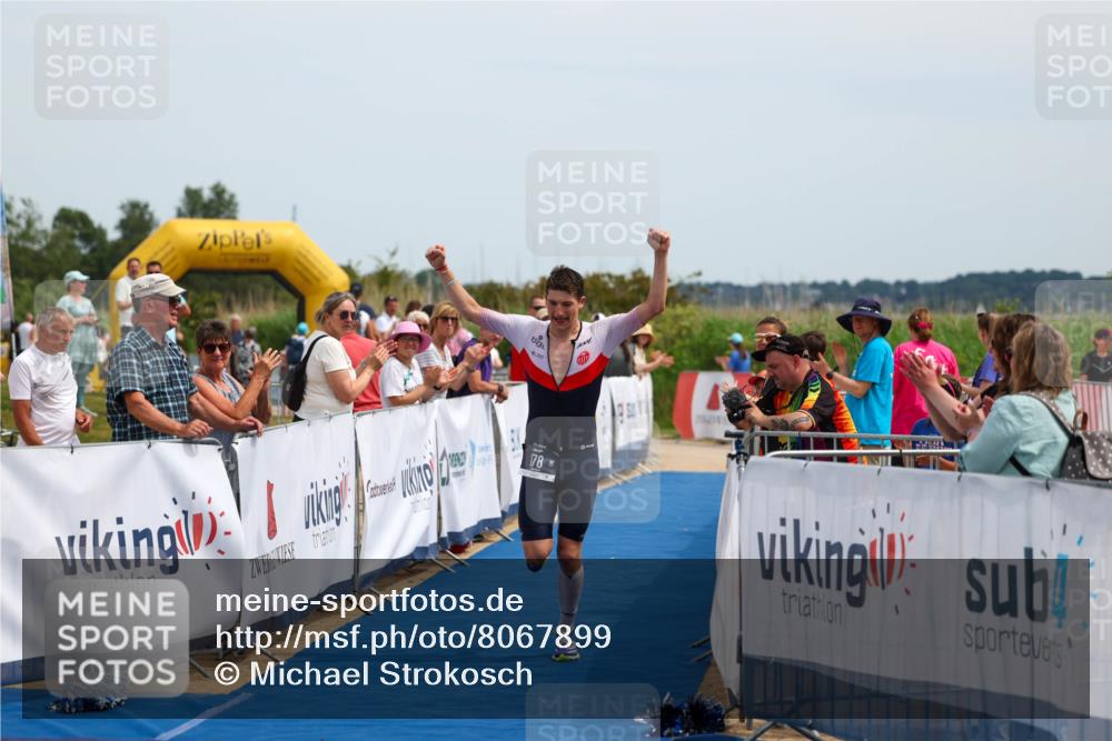 22.06.2025 - Viking Triathlon Michael Strokosch http://msf.ph/oto/8067899 22.06.2025 14:16:47 Ziel 178 meine-sportfotos.de