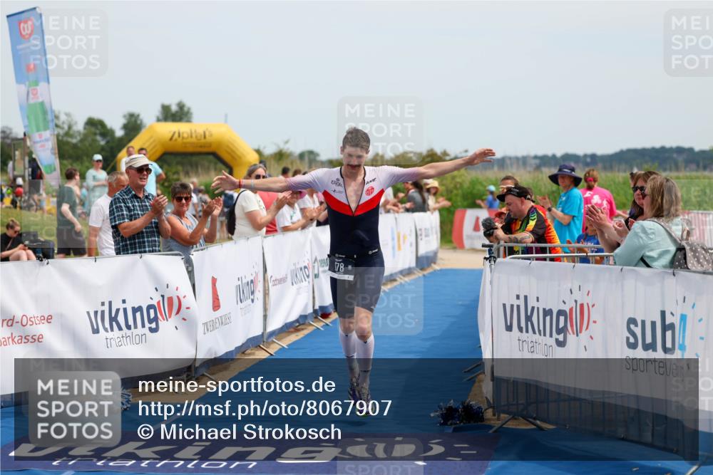 22.06.2025 - Viking Triathlon Michael Strokosch http://msf.ph/oto/8067907 22.06.2025 14:16:48 Ziel 178 meine-sportfotos.de