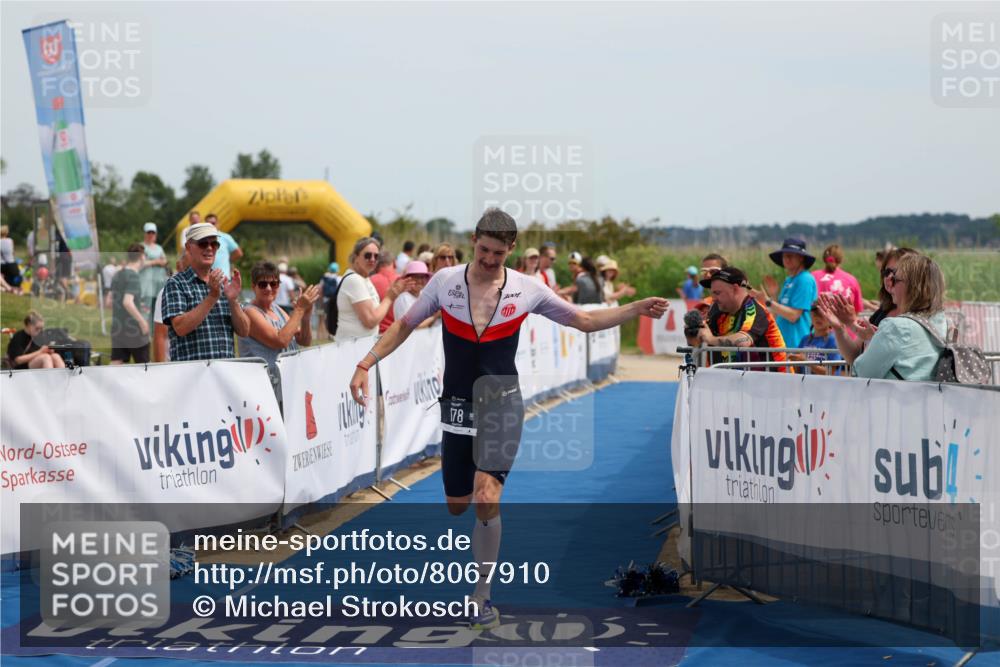 22.06.2025 - Viking Triathlon Michael Strokosch http://msf.ph/oto/8067910 22.06.2025 14:16:48 Ziel 178 meine-sportfotos.de