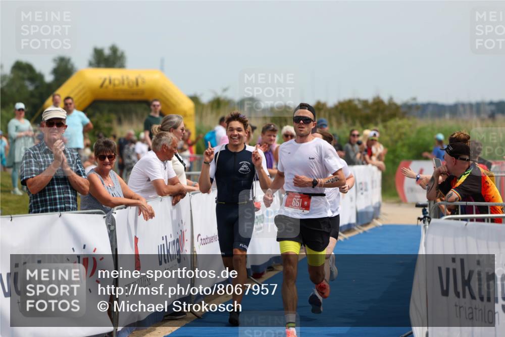 22.06.2025 - Viking Triathlon Michael Strokosch http://msf.ph/oto/8067957 22.06.2025 14:16:59 Ziel 651 meine-sportfotos.de