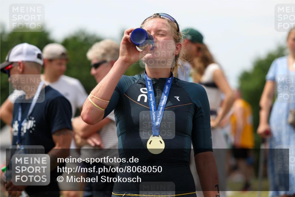 22.06.2025 - Viking Triathlon Michael Strokosch http://msf.ph/oto/8068050 22.06.2025 14:17:52 Ziel  meine-sportfotos.de