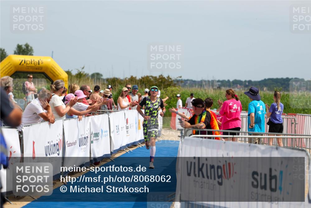 22.06.2025 - Viking Triathlon Michael Strokosch http://msf.ph/oto/8068062 22.06.2025 14:19:49 Ziel 368 meine-sportfotos.de