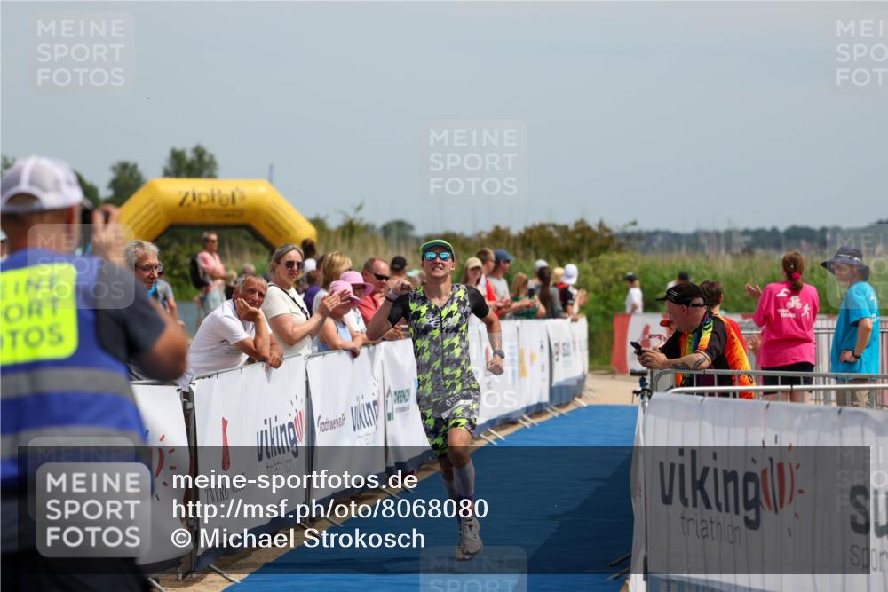 22.06.2025 - Viking Triathlon Michael Strokosch http://msf.ph/oto/8068080 22.06.2025 14:19:50 Ziel 368 meine-sportfotos.de