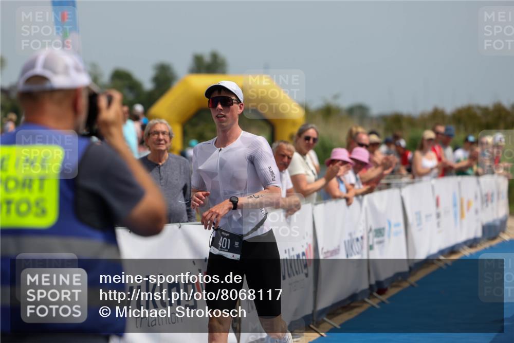 22.06.2025 - Viking Triathlon Michael Strokosch http://msf.ph/oto/8068117 22.06.2025 14:20:06 Ziel 401 meine-sportfotos.de