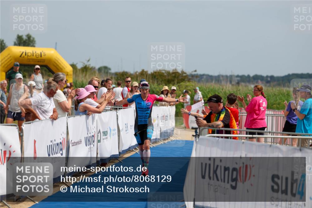 22.06.2025 - Viking Triathlon Michael Strokosch http://msf.ph/oto/8068129 22.06.2025 14:20:33 Ziel 9 meine-sportfotos.de